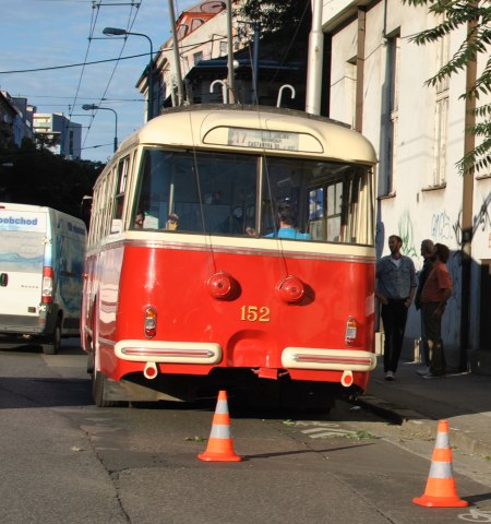 Autobus historický kus, Bratislava nakrúcanie filmu