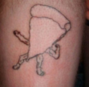 Fail pokazené tetovanie