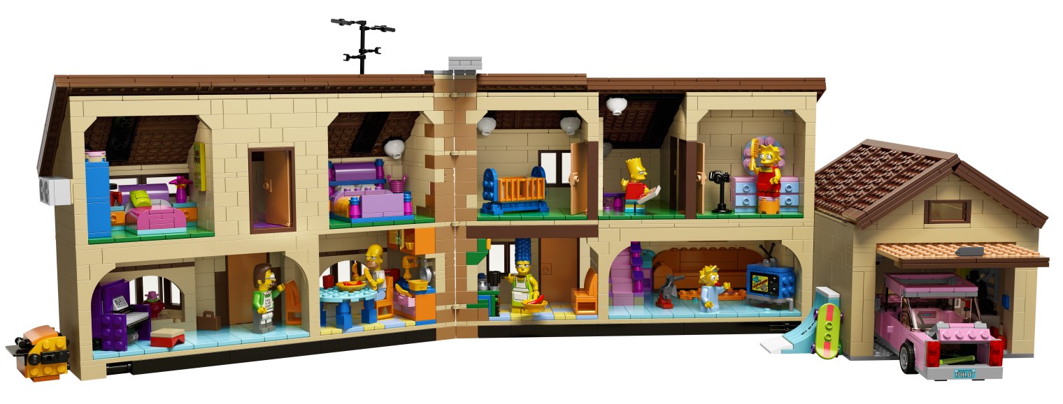 LEGO Simpsonovci, obrázok domu a postáv