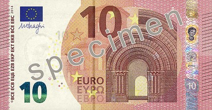 10 EURová bankovka 2014