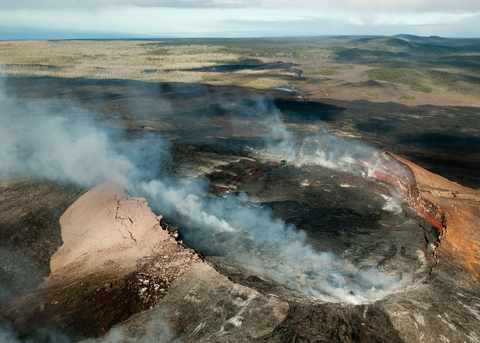 Sopka kráter