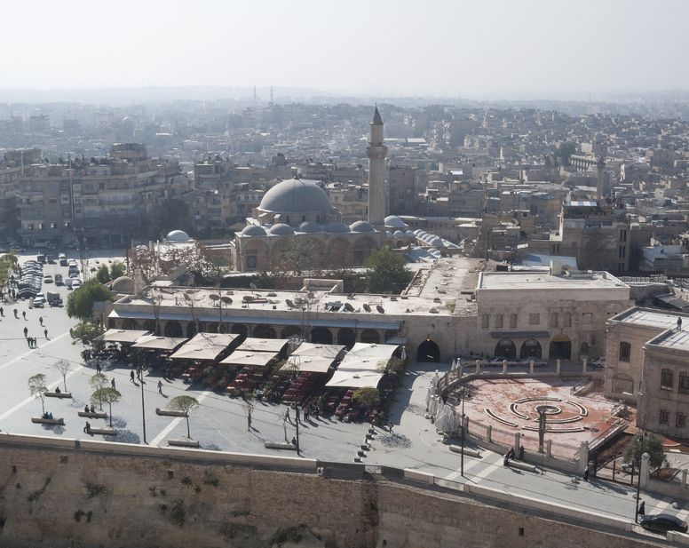 18558381 - view of aleppo syria from citadel