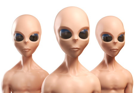 46059810 - aliens 3d illustration