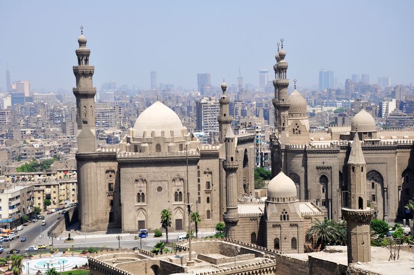 13163659 - landmark of the famous ancient castle in cairo,egypt