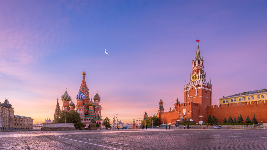 52913233 - red square in the morning