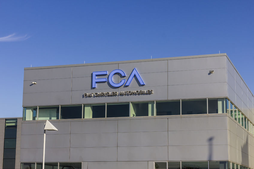 65162184 - tipton - circa november 2016: fca fiat chrysler automobiles transmission plant. fca sells vehicles under the chrysler, dodge, and jeep brands iii