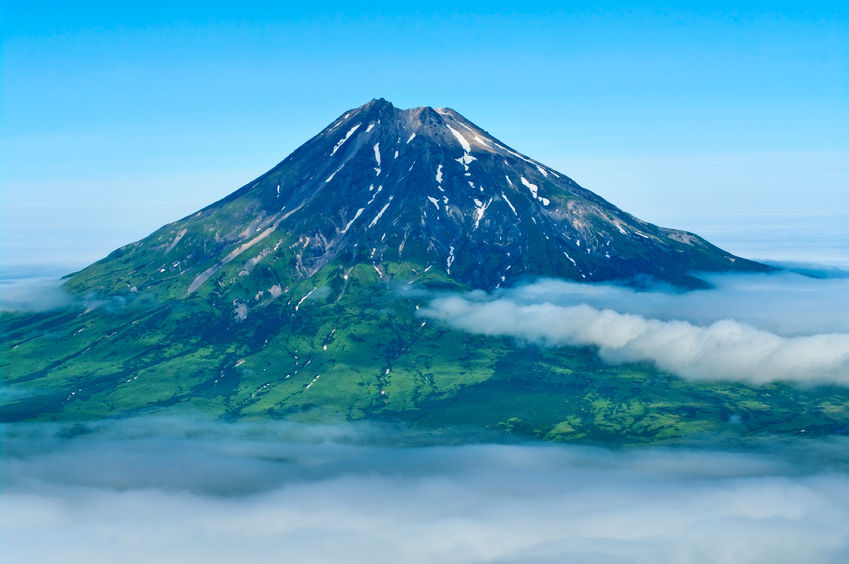 41390213 - fuss peak volcano, paramushir island, kuril islands, russia