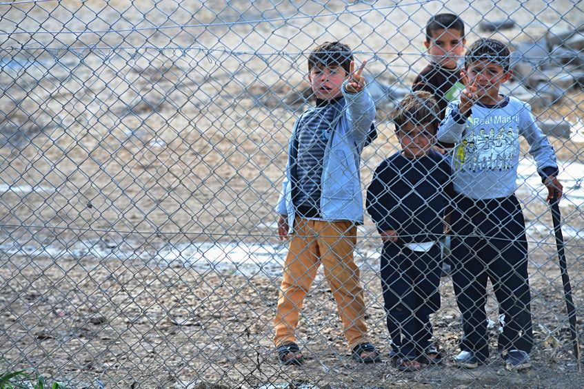 53737621 - syrian people in refugee camp in suruc. these people are refugees from kobane and escaped because of islamic state attack. 30.3.2015, suruc, turkey