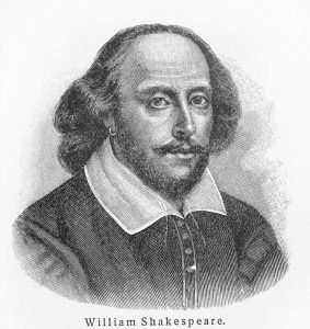 11259828 - william shakespeare - picture from meyers lexicon books written in german language. collection of 21 volumes published between 1905 and 1909.