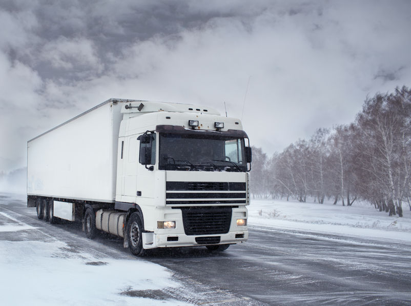 24304176 - winter freight transportation by truck