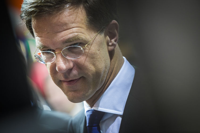 27269133 - hanover, germany - april 7:  portrait of dutch prime minister mark rutte at the opening of hannover messe. april 7, 2014. the hannover messe is the largest industrial trade fair in the world