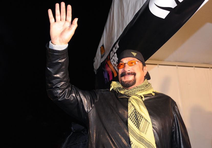 73074082 - hradec kralove, czech republic - july 3, 2014: famous american actor and musician steven seagal at rock for people festival in hradec kralove, czech republic, july 3, 2014.