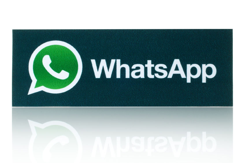 37759335 - kiev, ukraine - february 19, 2015:whatsapp messenger logotype printed on paper. whatsapp messenger is an instant messaging app for smartphones.