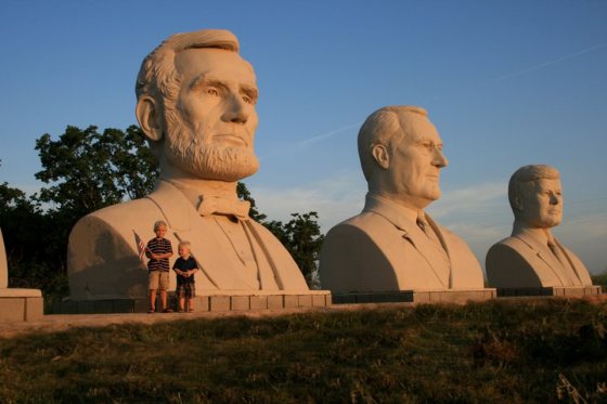 David Adickes sochy prezidentov