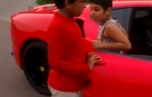 Ferrari a chlapec