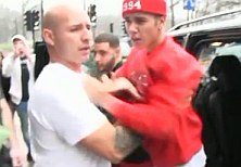 Justin Bieber Fight
