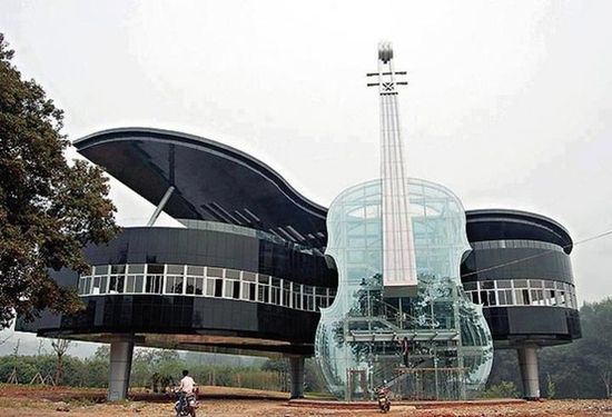 Klavír husle Čína dom