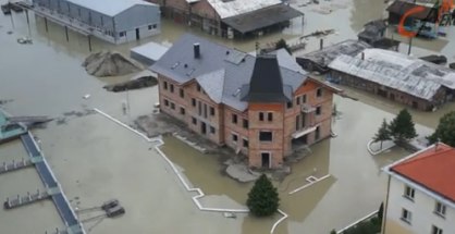 Komárno a Dunaj 2013 záplavy