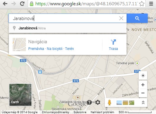 Google Mapy 2014