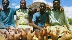Nohy africké kmene