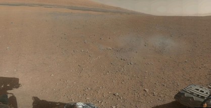 Panoramatická fotografia Marsu