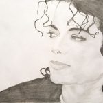 35935787 – michael jackson pencil sketch