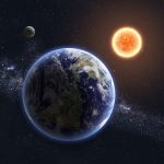 20341055 – earth and sun.