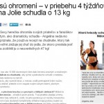 Lekári sú ohromení chudnutie Angelina Jolie